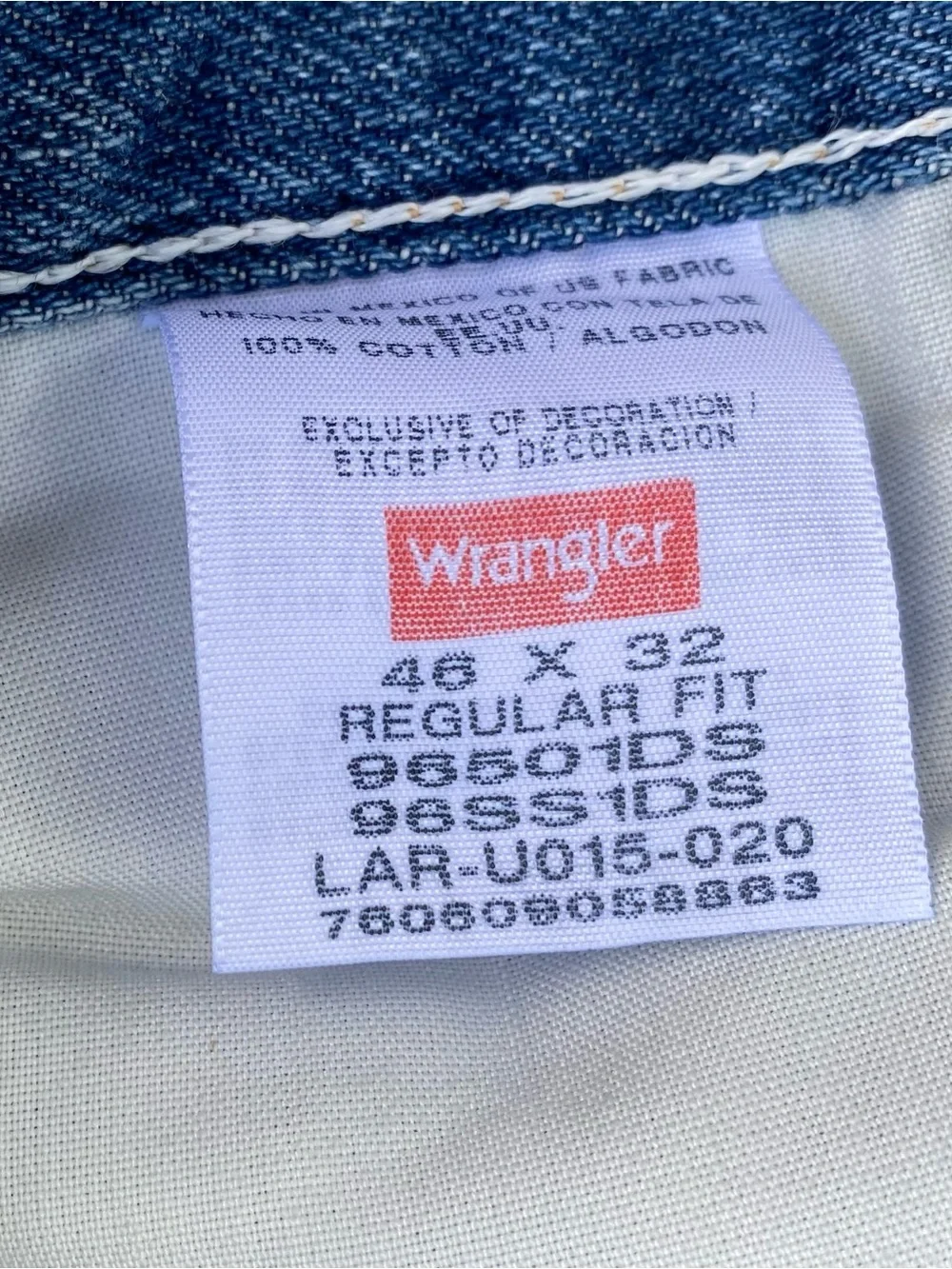 Classic Men's Wrangler Five Star Premium Denim Jean Pants Regular Fit